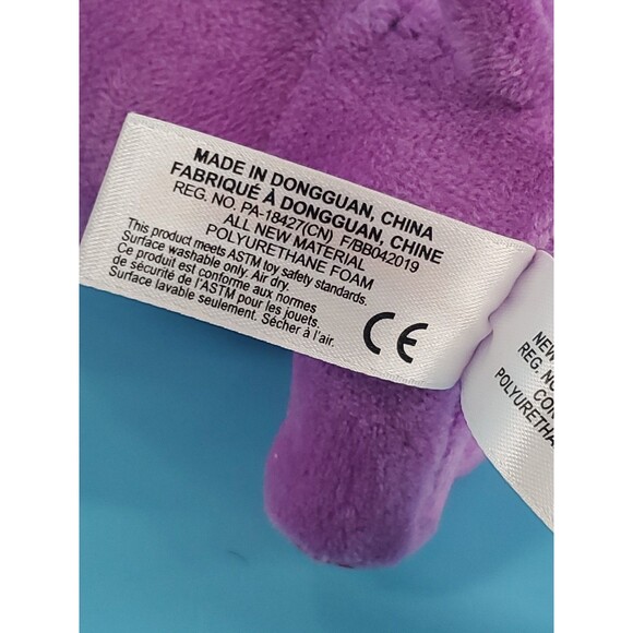 Squeezamals 3Deez, Slow-Rise Foam Stuffed Animals, Kitty-Sophia Purple - Picture 5 of 8